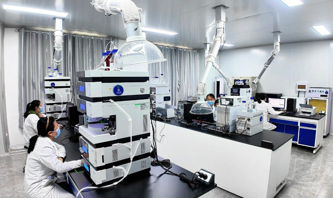 鑫煜制藥檢驗中心。受訪企業(yè)供圖