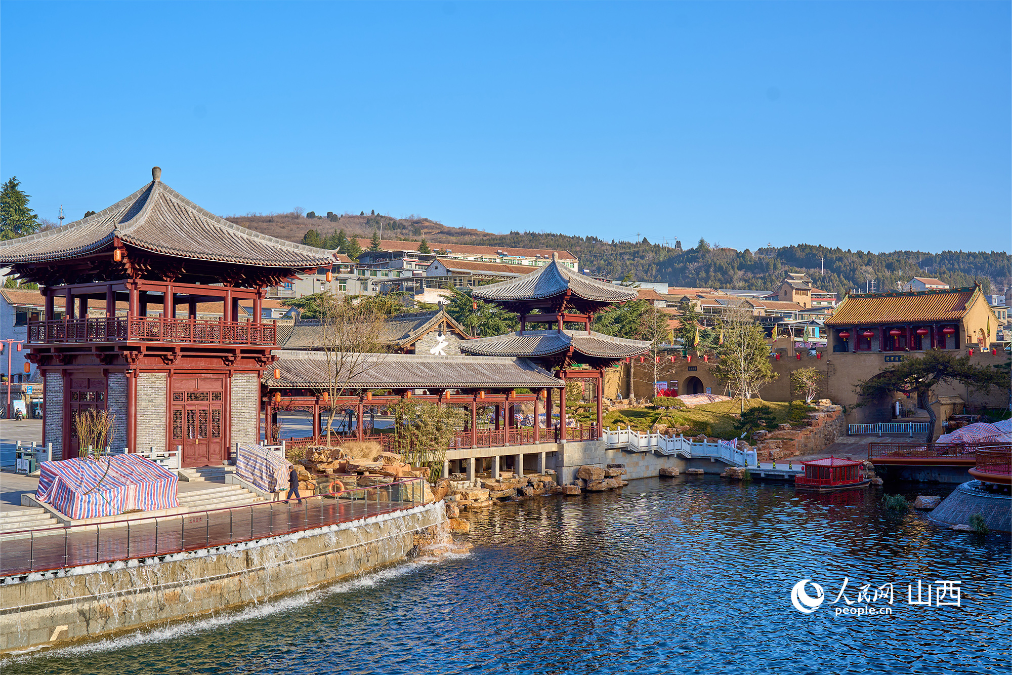 冬日里的山西省晉城市陽城縣白巷里。人民網(wǎng) 張超寧攝
